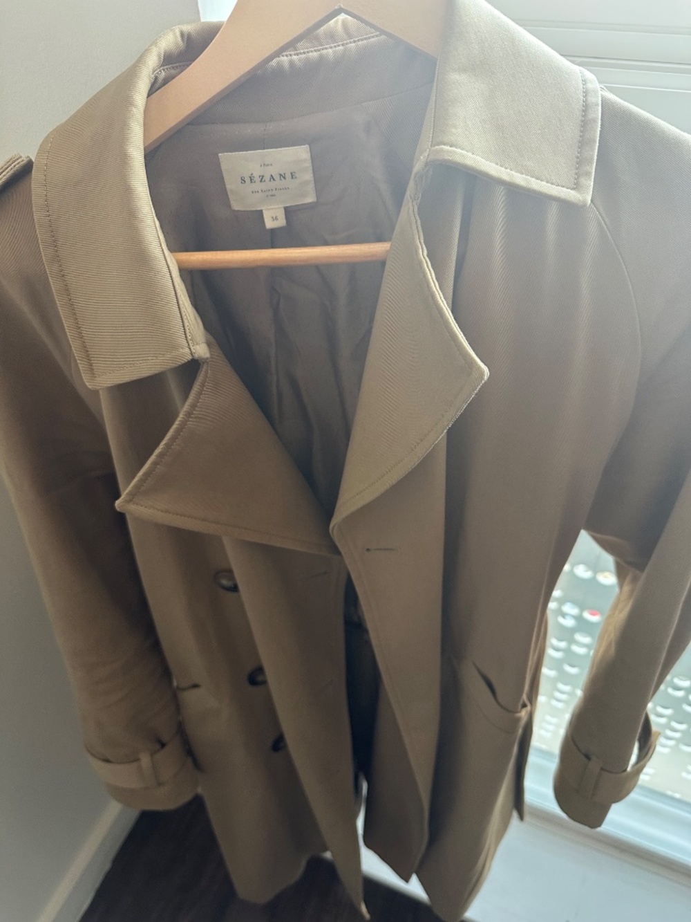 Sezane - Scott Trench Coat - Picture 3 of 4